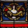 painted stained glass window