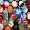 Collectible old glass marbles